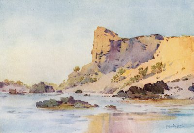 Den andra katarakten (färg litho) av Ella Du Cane