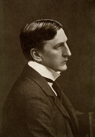 Alfred Edward Woodley Mason, brittisk författare, 1910. av Elliott and Fry