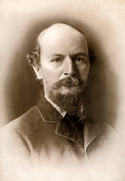 Algernon Charles Swinburne, engelsk poet från viktoriansk tid, 1909. av Elliott and Fry