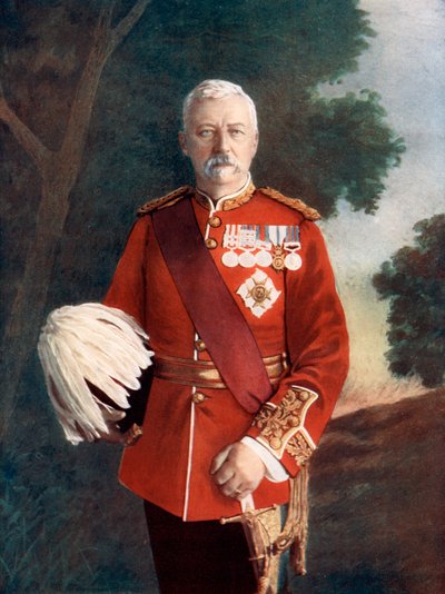 Generallöjtnant Sir Robert Low, 1900 av Elliott and Fry