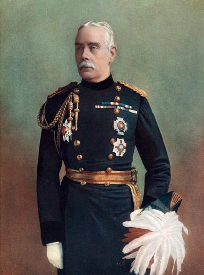 Generalmajor Sir John Carstairs McNeill, Equerry to HM the Queen, 1902. av Elliott and Fry