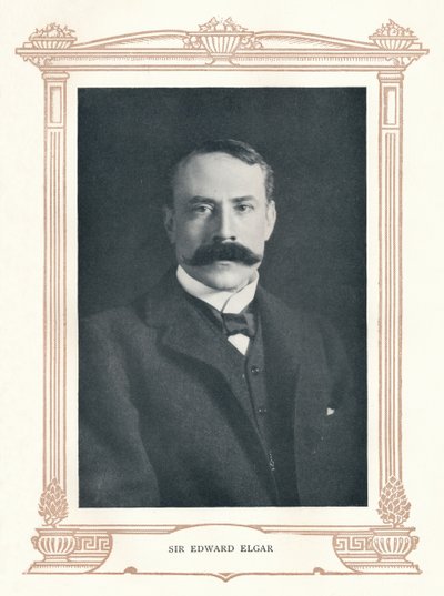 Sir Edward Elgar, 1895. av Elliott and Fry