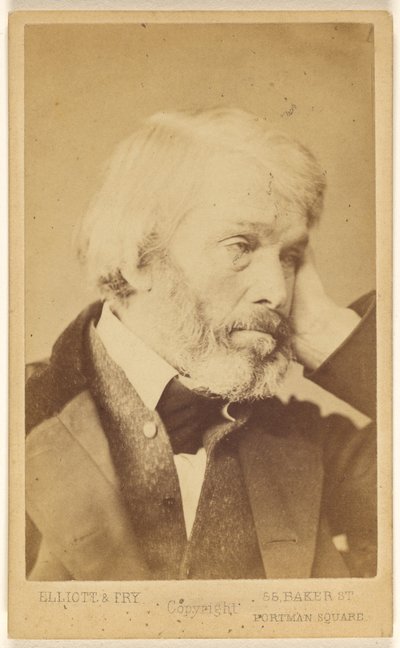 T[homas] Carlyle (1795 - 1881) av Elliott and Fry
