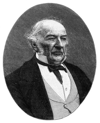 William Ewart Gladstone, brittiska liberala partiets statsman och premiärminister, c1890. av Elliott and Fry