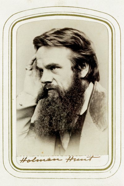 William Holman Hunt, engelsk konstnär, 1865 av Elliott and Fry