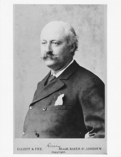 Porträtt av Sir Hubert Parry (1848-1918) av Elliott und Fry Studio