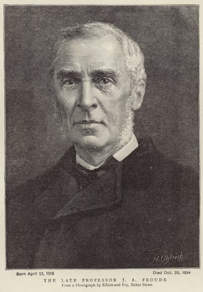 Den framlidne professorn James Anthony Froude av Elliott und Fry Studio