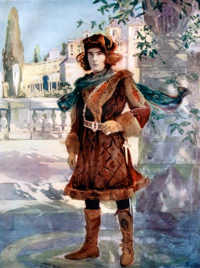 Henry Brodribb Irving i As You Like It, c1902. av Ellis and Walery