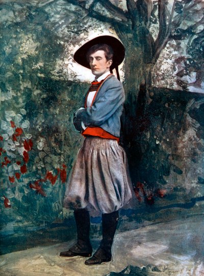 Sir Johnston Forbes-Robertson i Judas sakrament, c1902. av Ellis and Walery