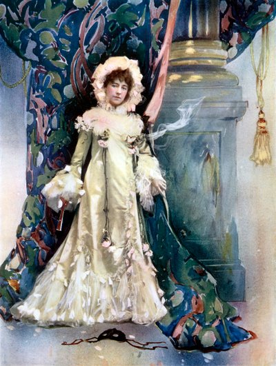 Vane Featherstone i The Price of Peace, c1902. av Ellis and Walery