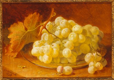 Druvor på en silverplatta, 1893 av Eloise Harriet Stannard