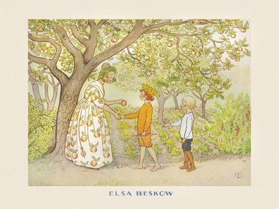 Lasse Liten I Trädgården av Elsa Beskow