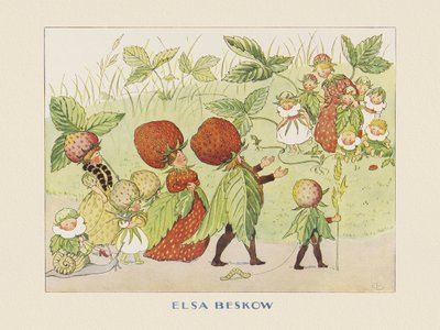 Lasse Liten I Trädgården - Jordgubbsfamiljen av Elsa Beskow