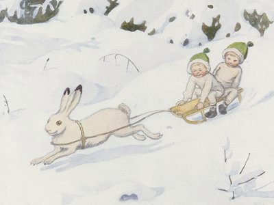Snöharen av Elsa Beskow