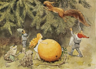 Solägget (1932) Ekorren av Elsa Beskow