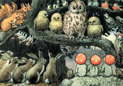 Tomtebobarnen - Skogsdjuren av Elsa Beskow