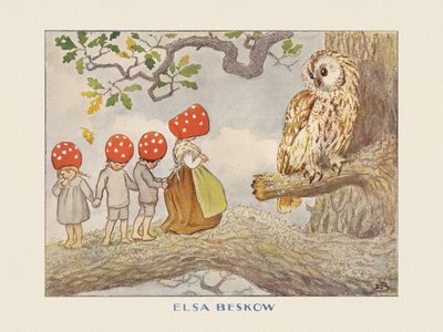 Tomtebobarnen - Ugglan av Elsa Beskow
