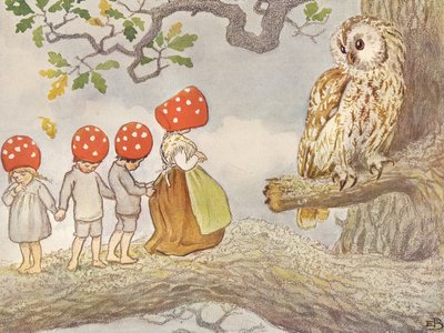 Tomtebobarnen - Ugglemor av Elsa Beskow