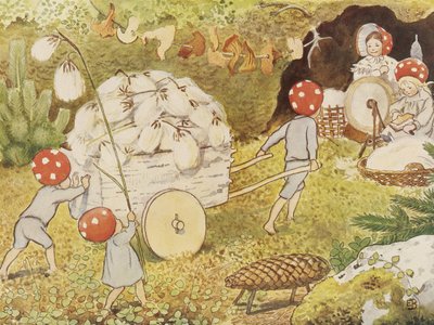 Tomtebobarnen Cotton 1937 av Elsa Beskow