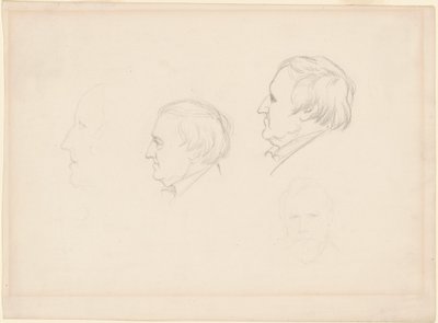 Studier av män av Emanuel Gottlieb Leutze