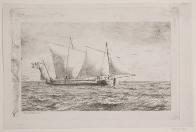 En kanonbåd av Emanuel Larsen