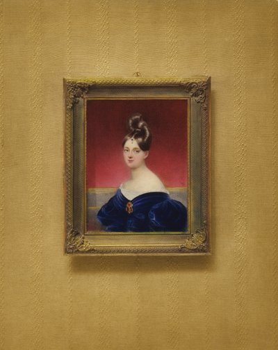 Portrait of Princess Louise Amelie of Baden  av Emanuel Thomas Peter
