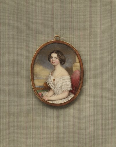 Portrait of a young Viennese woman  av Emanuel Thomas Peter