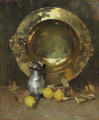 Stilleben, ca 1918 (olja på duk) av Emil Carlsen