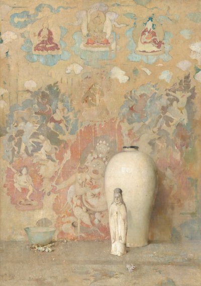 Bilden från Thibet, ca. 1920. av Emil Carlsen