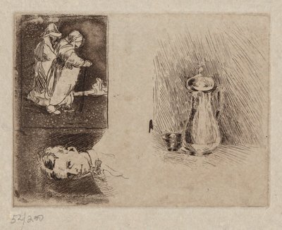 Tre studier av Emil Carlsen