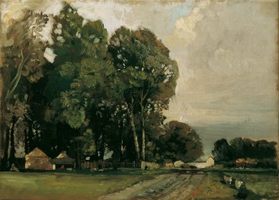 Motiv från Prater - Krieau av Emil Jakob Schindler
