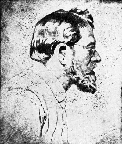Emil Orlik - självporträtt av Emil Orlik