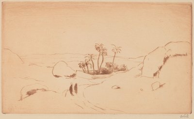 Oas i öknen av Emil Orlik
