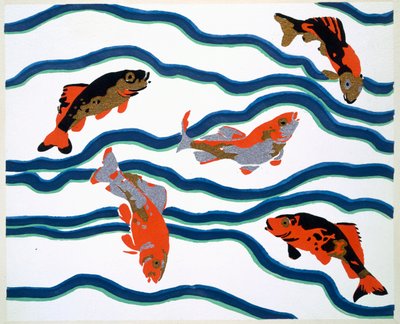 Aquatic designmotiv från 