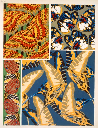 Design med insektsmotiv av Émile Allain Séguy