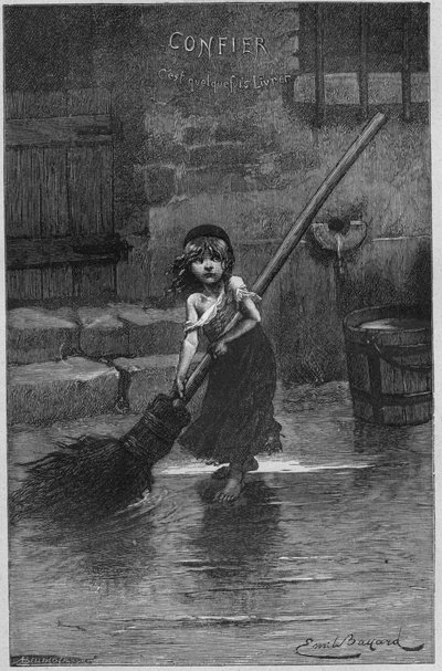 Cosette, illustration från 
