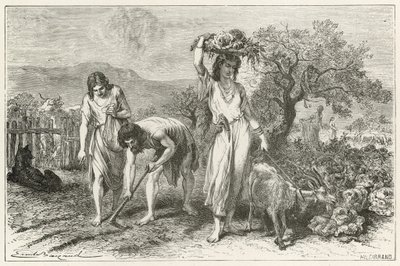 Trädgårdskultur under bronsåldern av Emile Antoine Bayard
