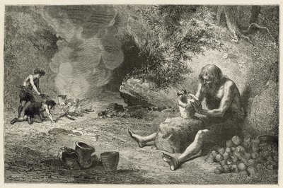 Den första krukmakaren av Emile Antoine Bayard