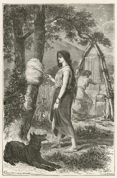 Den första vävaren av Emile Antoine Bayard