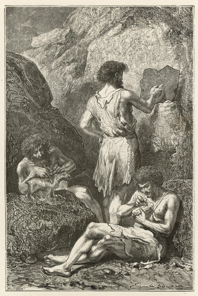 Föregångarna till Raphael och Michelangelo, eller födelsen av tecknings- och skulpturkonsten vid renens tid av Emile Antoine Bayard