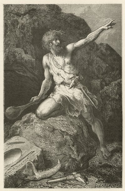 Man i den polerade stenens tidsålder av Emile Antoine Bayard