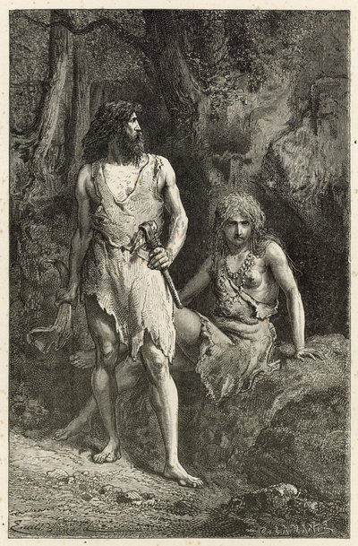Man på renåldern av Emile Antoine Bayard