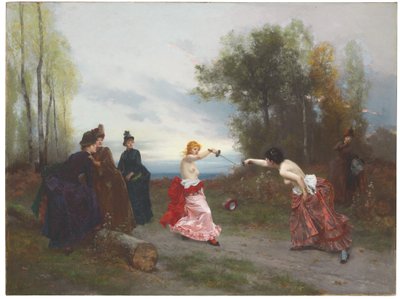 Duellen, 1884 av Emile Antoine Bayard