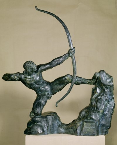 Herakles Archer, 1909 (brons) av Emile Antoine Bourdelle