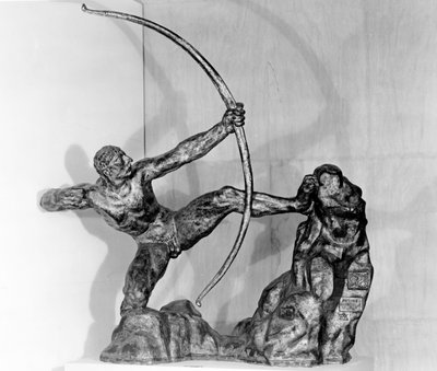 Hercules the Archer, 1909 (brons) av Emile Antoine Bourdelle