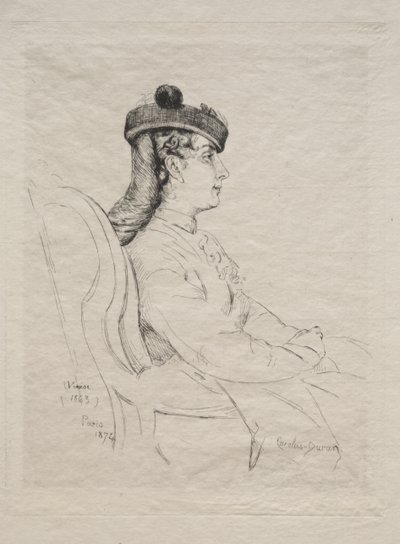 Resesouvenir, 1874. av Charles Emile Auguste Carolus-Duran