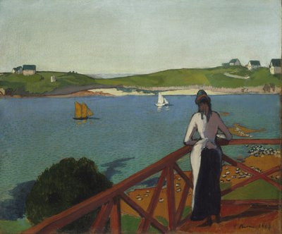 Eftermiddag i Saint-Briac, 1887 av Emile Bernard