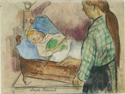 Sovdags av Emile Bernard