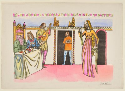 Herodias eller halshuggningen av Johannes Döparen av Emile Bernard