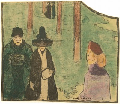 Promenaden av Emile Bernard